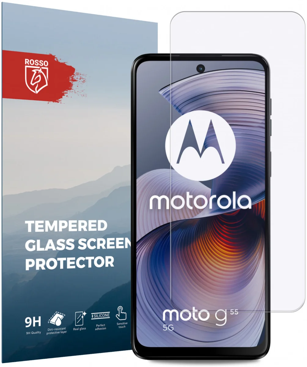 Rosso Motorola Moto G55 9H Tempered Glass Screen Protector afbeelding 1