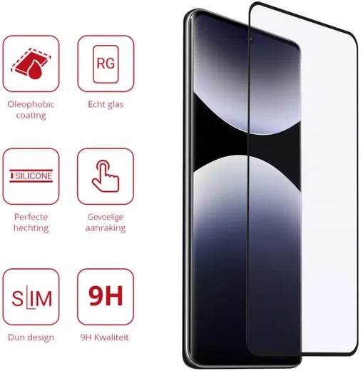 Rosso Xiaomi Poco X7 / Redmi Note 14 Pro 5G 9H Tempered Glass Screen Protector afbeelding 2