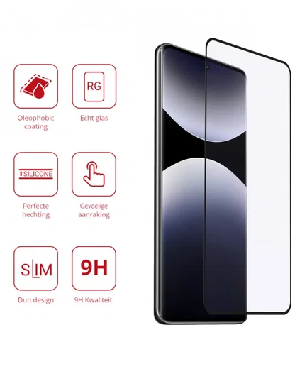 Rosso Xiaomi Redmi Note 14 Pro Plus 9H Tempered Glass Screen Protector afbeelding 2