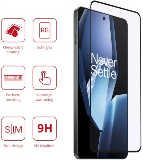 Rosso OnePlus 13R 9H Tempered Glass Screen Protector afbeelding 2