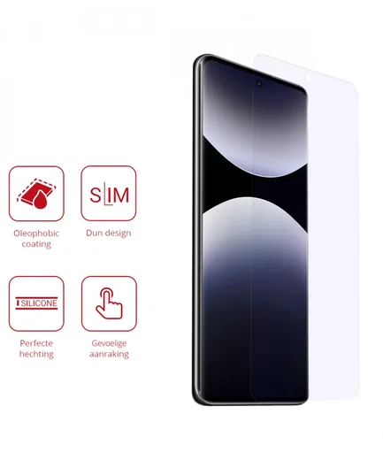 Rosso Xiaomi Redmi Note 14 4G Screen Protector Case Friendly Folie Duo Pack afbeelding 2