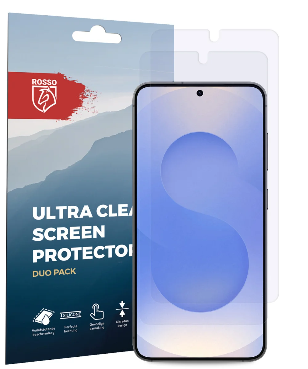 Rosso Samsung Galaxy S25 Plus Screen Protector Case Friendly Folie Duo Pack afbeelding 7