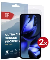 Rosso Google Pixel 9a Screen Protector Case Friendly Folie Duo Pack afbeelding