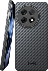 NEKIT Fiber OnePlus 13 Hoesje MagSafe Kevlar Back Cover Dun Zwart afbeelding