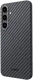 NEKIT Fiber Samsung Galaxy S25 Hoesje MagSafe / Qi2 Kevlar Back Cover Dun Zwart afbeelding 15