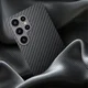 NEKIT Fiber Samsung Galaxy S25 Ultra Hoesje MagSafe Kevlar Back Cover Dun Zwart afbeelding 11