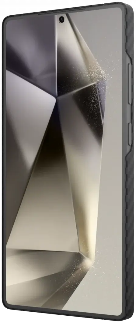 NEKIT Fiber Samsung Galaxy S25 Ultra Hoesje MagSafe Kevlar Back Cover Dun Zwart afbeelding 16
