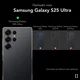 NEKIT Fiber Samsung Galaxy S25 Ultra Hoesje MagSafe Kevlar Back Cover Dun Zwart afbeelding 3