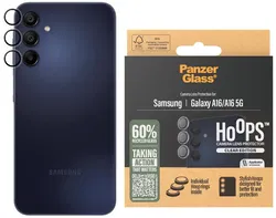 PanzerGlass Hoops Rings Samsung Galaxy A16 Camera Lens Protector Transparant afbeelding