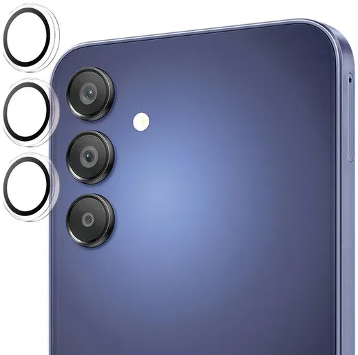 PanzerGlass Hoops Rings Samsung Galaxy A16 Camera Lens Protector Transparant afbeelding 2