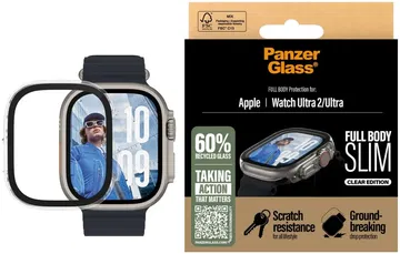 PanzerGlass Full Body Slim Apple Watch Ultra 3/2/1 Screen Protector Transparant