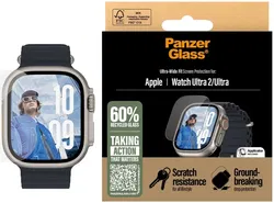 PanzerGlass Ultra Wide - Apple Watch Ultra 3/2/1 Screen Protector - met Tray afbeelding