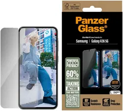 PanzerGlass Ultra-Wide Samsung Galaxy A36 Privacy Glass EasyAligner afbeelding