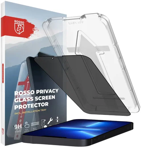 Rosso Apple iPhone 13 Pro Max Privacy Glass met Installatietray afbeelding 1