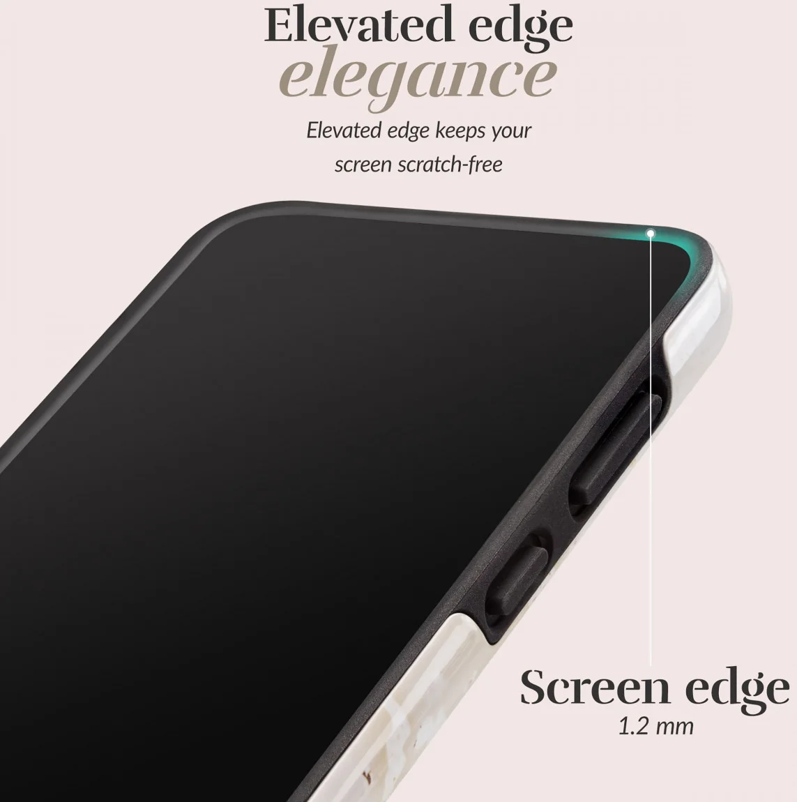 MIO MagSafe Samsung Galaxy S24 FE Hoesje Hard Shell Back Cover Gold Marble afbeelding 7