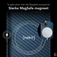 NEKIT Fiber Apple iPhone 15 Hoesje MagSafe Kevlar Back Cover Dun Blauw afbeelding 6