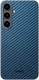 NEKIT Fiber Samsung Galaxy S24 Plus Hoesje MagSafe Kevlar Back Cover Dun Blauw afbeelding 14