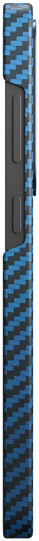 NEKIT Fiber Samsung Galaxy S24 Plus Hoesje MagSafe Kevlar Back Cover Dun Blauw afbeelding 18