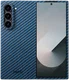 NEKIT Fiber Samsung Galaxy Z Fold 6 Hoesje MagSafe Kevlar Back Cover Dun Blauw afbeelding 9