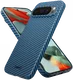 NEKIT Fiber Google Pixel 9 Pro XL Hoesje MagSafe Kevlar Back Cover Dun Blauw afbeelding 11
