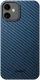 NEKIT Fiber Apple iPhone 12 / 12 Pro Hoesje MagSafe Kevlar Back Cover Dun Blauw afbeelding 14