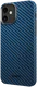 NEKIT Fiber Apple iPhone 12 / 12 Pro Hoesje MagSafe Kevlar Back Cover Dun Blauw afbeelding 15