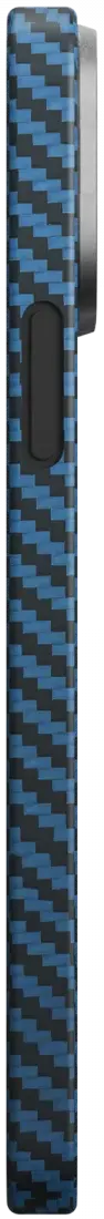 NEKIT Fiber Apple iPhone 12 / 12 Pro Hoesje MagSafe Kevlar Back Cover Dun Blauw afbeelding 18