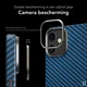 NEKIT Fiber Apple iPhone 12 / 12 Pro Hoesje MagSafe Kevlar Back Cover Dun Blauw afbeelding 4