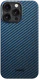 NEKIT Fiber Apple iPhone 13 Pro Hoesje MagSafe Kevlar Back Cover Dun Blauw afbeelding 13