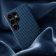 NEKIT Fiber Samsung Galaxy S23 Ultra Hoesje MagSafe Kevlar Back Cover Dun Blauw afbeelding 10