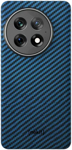NEKIT Fiber OnePlus 13 Hoesje MagSafe Kevlar Back Cover Dun Blauw afbeelding 14
