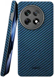 NEKIT Fiber OnePlus 13 Hoesje MagSafe Kevlar Back Cover Dun Blauw afbeelding