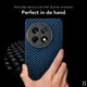 NEKIT Fiber OnePlus 13 Hoesje MagSafe Kevlar Back Cover Dun Blauw afbeelding 7