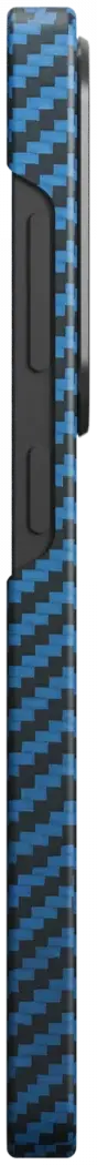 NEKIT Fiber Samsung Galaxy S25 Hoesje MagSafe / Qi2 Kevlar Back Cover Dun Blauw afbeelding 18