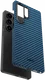 NEKIT Fiber Samsung Galaxy S25 Ultra Hoesje MagSafe Kevlar Back Cover Dun Blauw afbeelding 12