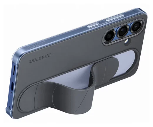 Origineel Samsung Galaxy S25 Hoesje Standing Grip Case Zwart afbeelding 2