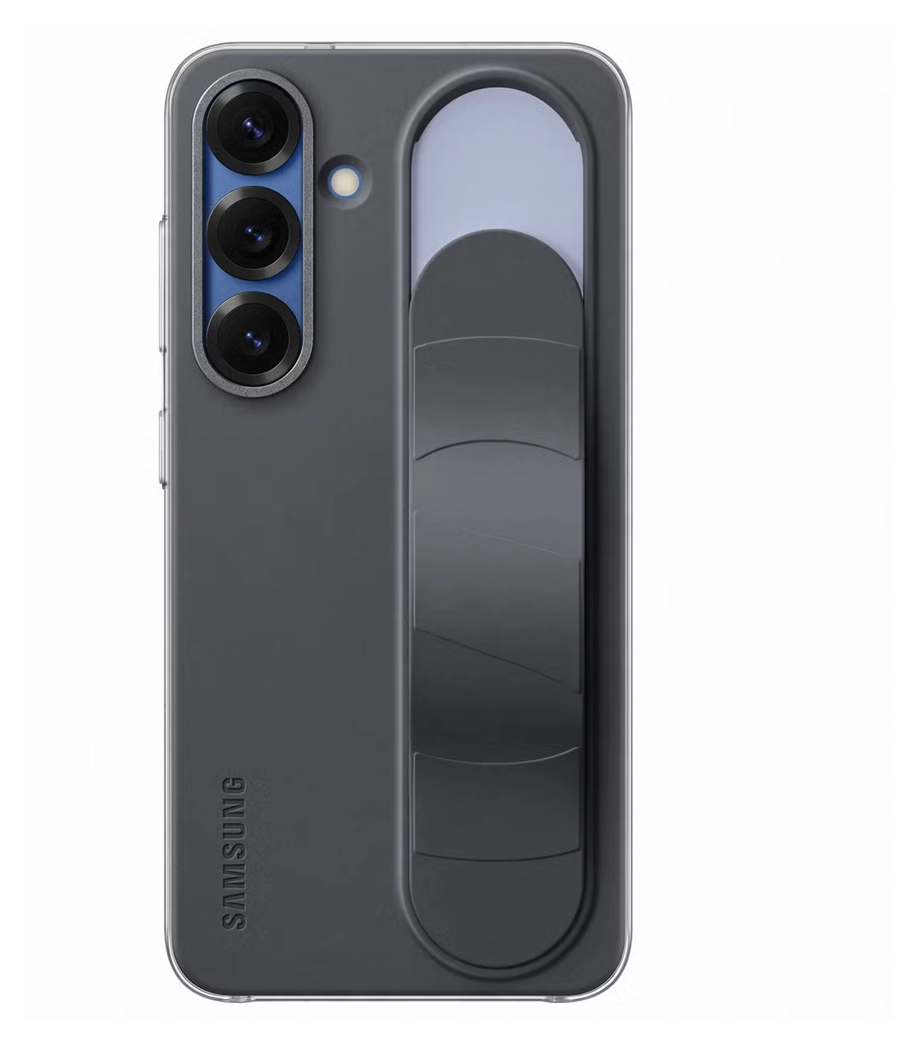 Origineel Samsung Galaxy S25 Hoesje Standing Grip Case Zwart afbeelding 4