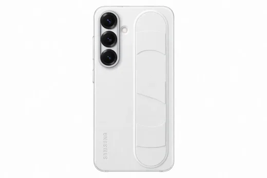Origineel Samsung Galaxy S25 Hoesje Standing Grip Case Wit afbeelding 3
