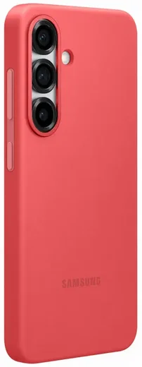 Origineel Samsung Galaxy S25 Hoesje Silicone Case Back Cover Rood afbeelding 2