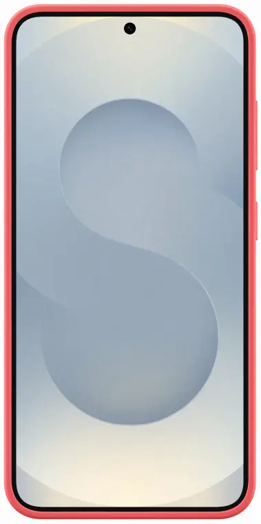 Origineel Samsung Galaxy S25 Hoesje Silicone Case Back Cover Rood afbeelding 3