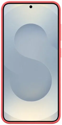 Origineel Samsung Galaxy S25 Hoesje Silicone Case Back Cover Rood afbeelding 3