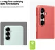 Origineel Samsung Galaxy S25 Hoesje Silicone Case Back Cover Rood afbeelding 5