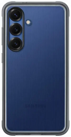Origineel Samsung Galaxy S25 Hoesje Rugged FlipSuit Case Transparant Zwart afbeelding 2