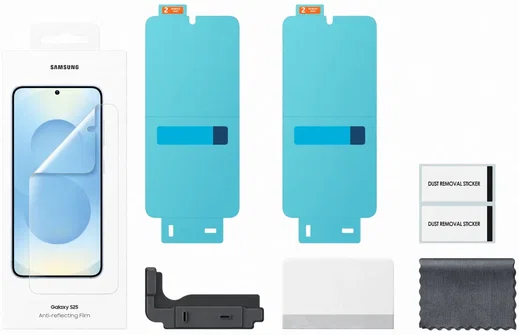 Originele Samsung Galaxy S25 Screen Protector Display Folie (2-Pack) afbeelding 4