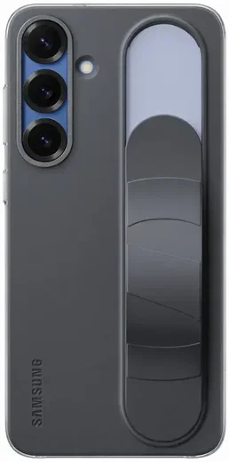 Origineel Samsung Galaxy S25 Plus Hoesje Standing Grip Case Zwart afbeelding 1
