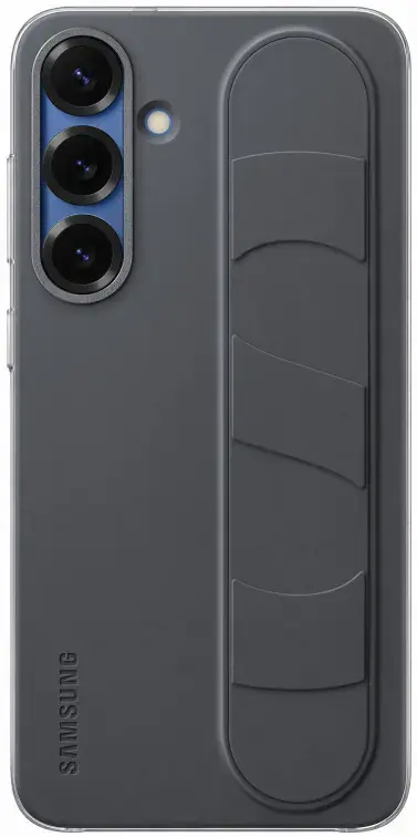Origineel Samsung Galaxy S25 Plus Hoesje Standing Grip Case Zwart afbeelding 3