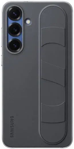 Origineel Samsung Galaxy S25 Plus Hoesje Standing Grip Case Zwart afbeelding 3
