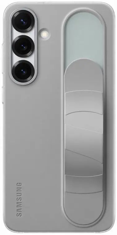Origineel Samsung Galaxy S25 Plus Hoesje Standing Grip Case Grijs afbeelding 1