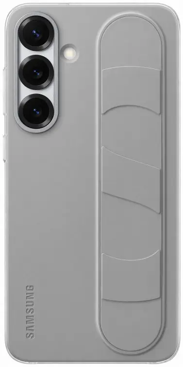 Origineel Samsung Galaxy S25 Plus Hoesje Standing Grip Case Grijs afbeelding 3