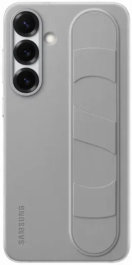 Origineel Samsung Galaxy S25 Plus Hoesje Standing Grip Case Grijs afbeelding 3